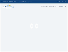 Tablet Screenshot of medstreaming.com